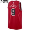 Maillot Enfant Chicago Bulls Nikola Vucevic 9 2022-23 Nike Icon Edition Rouge Swingman
